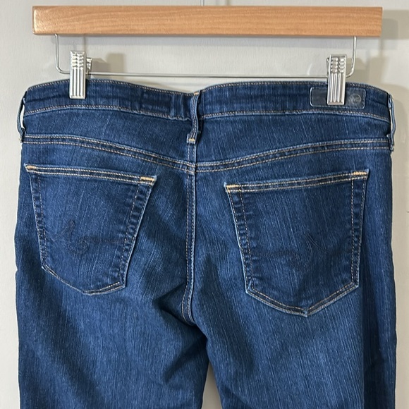 AG Adriano Goldschiemd Stevie Cuff Jean Slim Straight Denim Sz 30 - Picture 6 of 12